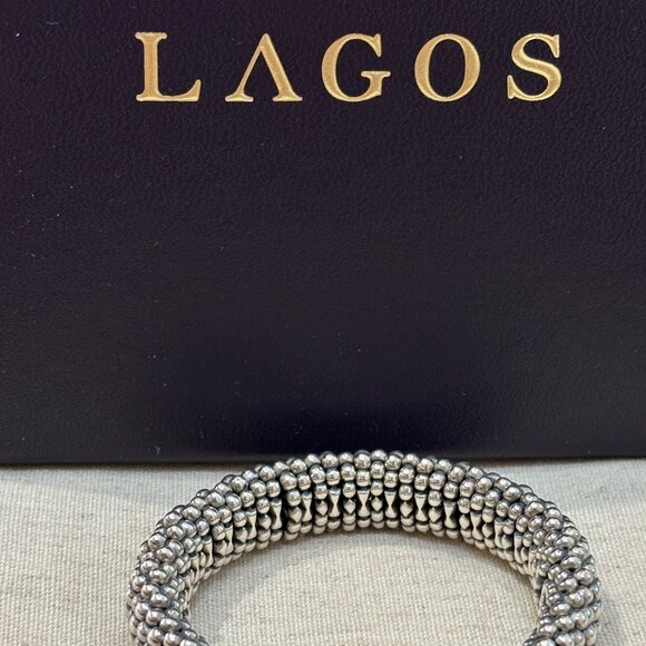Lagos Signature Caviar Bracelet 15Mm - Picture 8 of 14